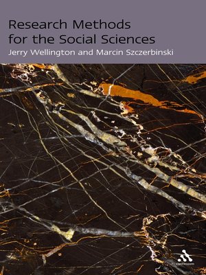 cover image of Research Methods for the Social Sciences